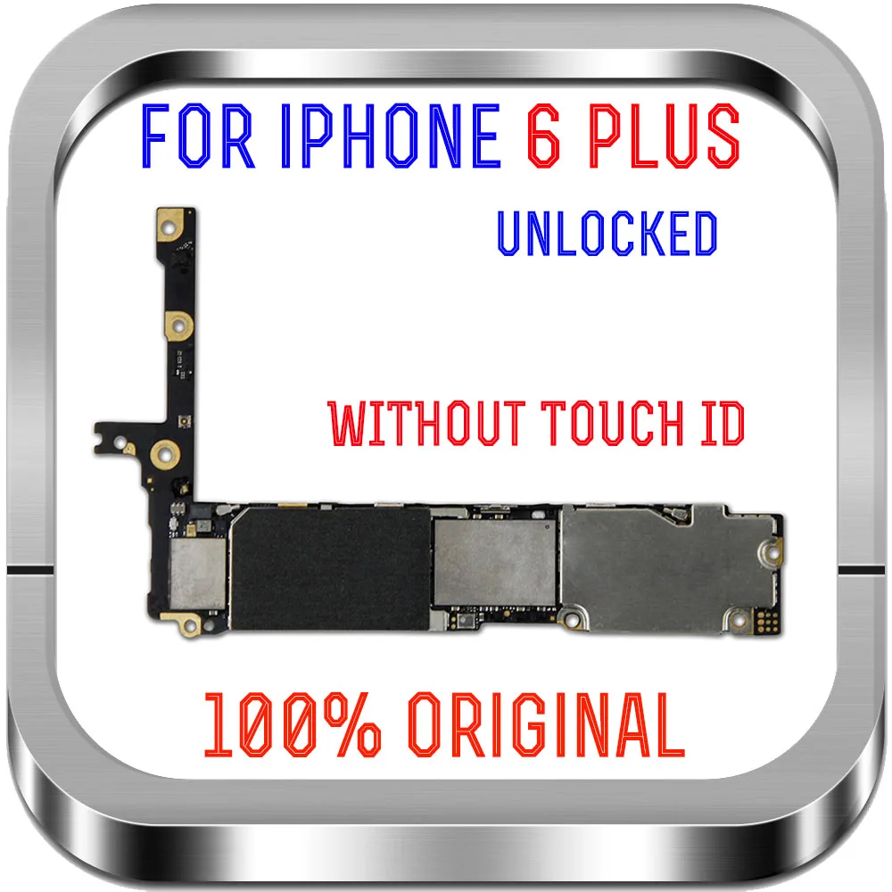 For iPhone 6 plus 5.5inch Motherboard Unlock Mainboard NO Touch ID Full Function 100% Original IOS Installed Logic Board
For iPhone 6 plus 5.5inch Motherboard Unlock Mainboard NO Touch ID Full Function 100% Original IOS Installed Logic Board