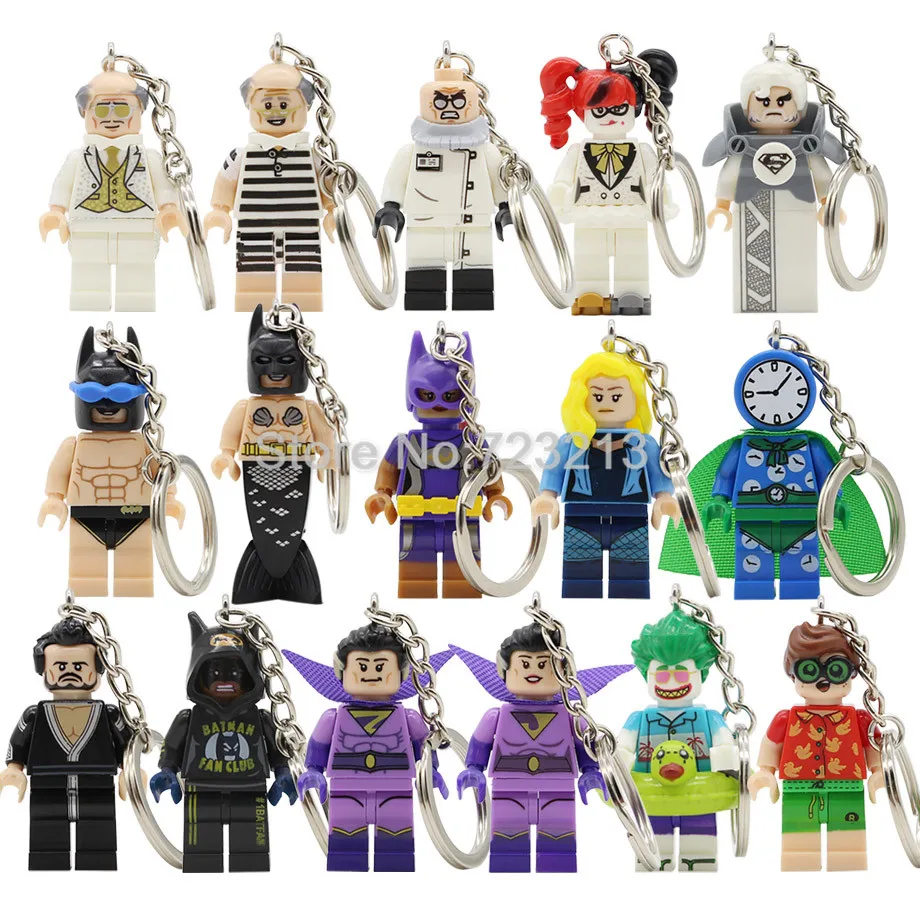 Super Hero DC Vacation Mermaid Batman Figure General Zod Keychain Alfred Batgirl Wonder Twins Building Blocks kits Toys
Super Hero DC Vacation Mermaid Batman Figure General Zod Keychain Alfred Batgirl Wonder Twins Building Blocks kits Toys