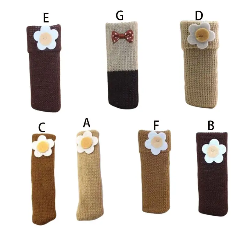 1Pc Cute Flower Applique Double Layer Knit Table Chair Foot Leg Cover Protector Cuffed Sock Sleeve Stretchy Non-Slip Wear
1Pc Cute Flower Applique Double Layer Knit Table Chair Foot Leg Cover Protector Cuffed Sock Sleeve Stretchy Non-Slip Wear