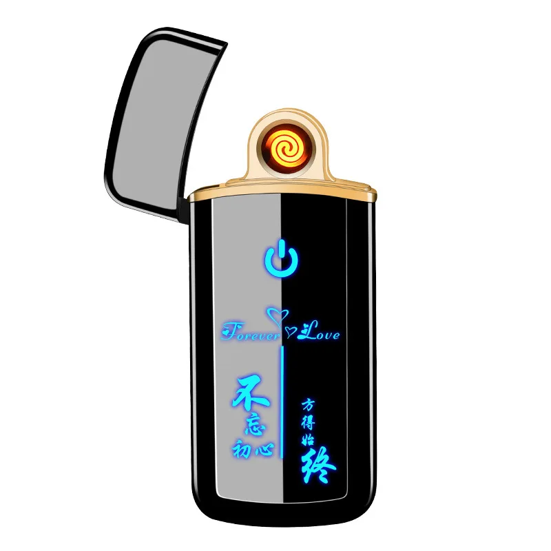 LED Screen Cigarette Lighter USB Charging Electronic Lighter Touch Sensor Switch Tungsten Filament Double Side Cigarette Lighter
LED Screen Cigarette Lighter USB Charging Electronic Lighter Touch Sensor Switch Tungsten Filament Double Side Cigarette Lighter