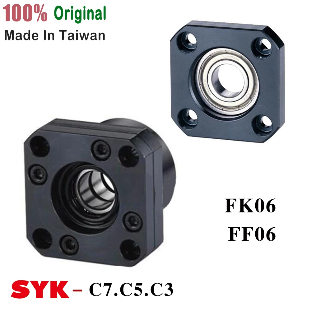 TMT CNC ballscrew end support FK06 Fixed-side or FF06 supported-side FK06-C7 / FF06 Black
TMT CNC ballscrew end support FK06 Fixed-side or FF06 supported-side FK06-C7 / FF06 Black