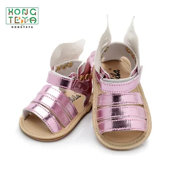 PU Leather 2019 Summer Newborn baby Sandals with Rivets And Wings Toddler Sandals With Non Slip Rubber hard Sole
PU Leather 2019 Summer Newborn baby Sandals with Rivets And Wings Toddler Sandals With Non Slip Rubber hard Sole