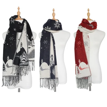Christmas Scarf For Women Christmas Gift Snow Print Wraps Shawl Bufandas Winter Scarves Pashmina Shawl Scarves Women
Christmas Scarf For Women Christmas Gift Snow Print Wraps Shawl Bufandas Winter Scarves Pashmina Shawl Scarves Women