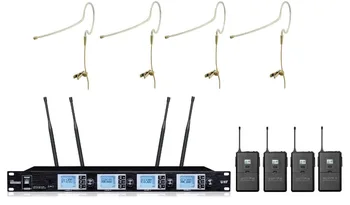 Bolymic microfono condensador UHF 4 x 100 Channel Wireless microfono Single Earhook Headset Microphone
Bolymic microfono condensador UHF 4 x 100 Channel Wireless microfono Single Earhook Headset Microphone