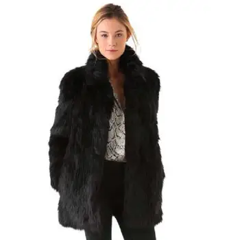 Women's Fashion Fur Coat Wenhua Collar Long Winter Fur Coat Slim Faux Fur Ladies Long Sleeve Large Size Black Coat Female
Women's Fashion Fur Coat Wenhua Collar Long Winter Fur Coat Slim Faux Fur Ladies Long Sleeve Large Size Black Coat Female