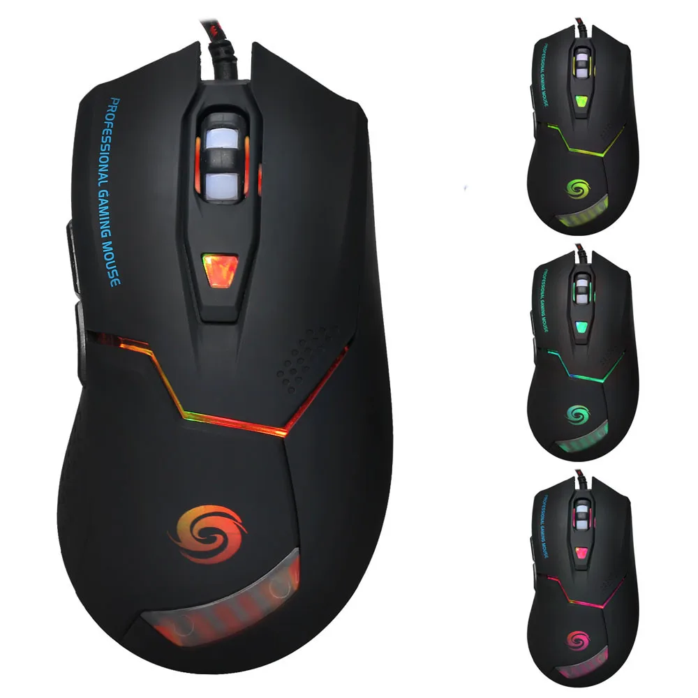 Professional Wired Gaming Mouse 5500 DPI Silent Mause 7 Buttons Cable USB LED Optical Gamer Mouse For PC Computer Game Mice X7
Professional Wired Gaming Mouse 5500 DPI Silent Mause 7 Buttons Cable USB LED Optical Gamer Mouse For PC Computer Game Mice X7