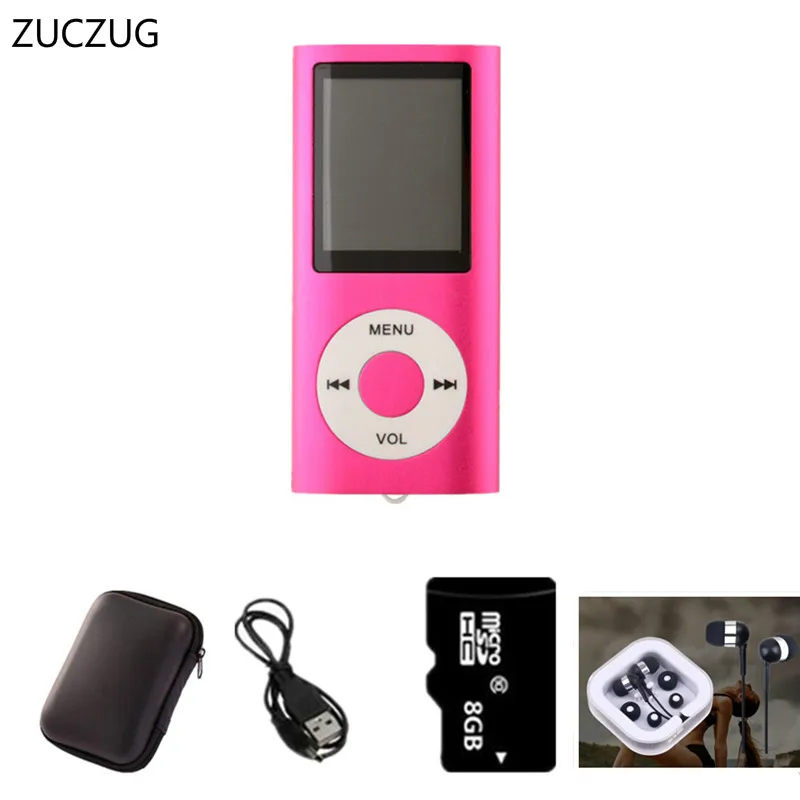 ZUCZUG High Quality 8GB MP4 Player 1.8 inch LCD Screen Voice Recorder FM Radio Video Music Player 7 Colors to Choose
ZUCZUG High Quality 8GB MP4 Player 1.8 inch LCD Screen Voice Recorder FM Radio Video Music Player 7 Colors to Choose