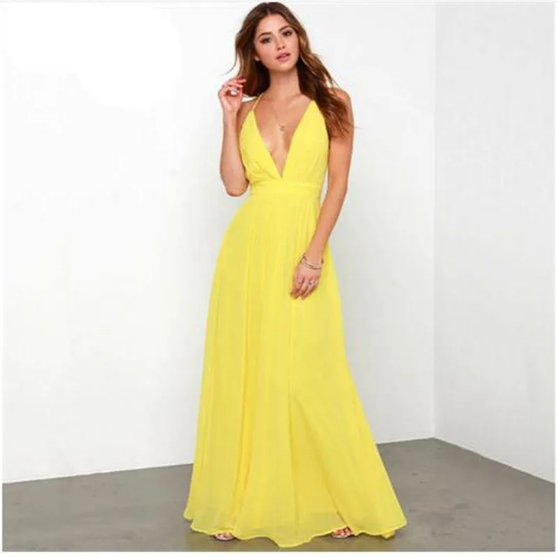 Sexy Dress Women Summer Deep V Backless Elegant Dresses Women Sleeveless Lightweight Long Dress Female High Waist Quality Dress
Sexy Dress Women Summer Deep V Backless Elegant Dresses Women Sleeveless Lightweight Long Dress Female High Waist Quality Dress