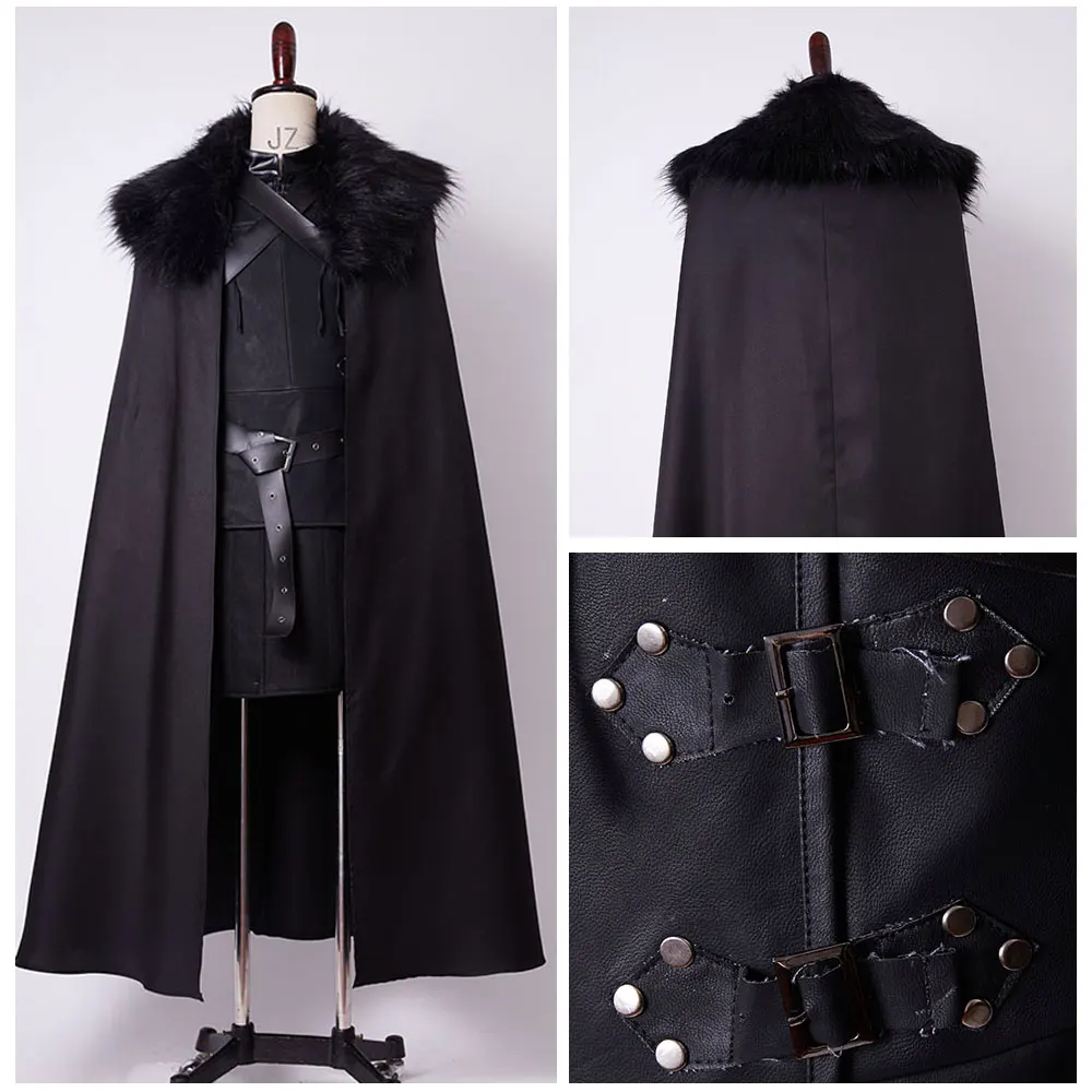 Game of Thrones Night's Watch Jon Snow Cosplay Costume Outfit Uniform Suit Dress Full Set For Adult Men
Game of Thrones Night's Watch Jon Snow Cosplay Costume Outfit Uniform Suit Dress Full Set For Adult Men