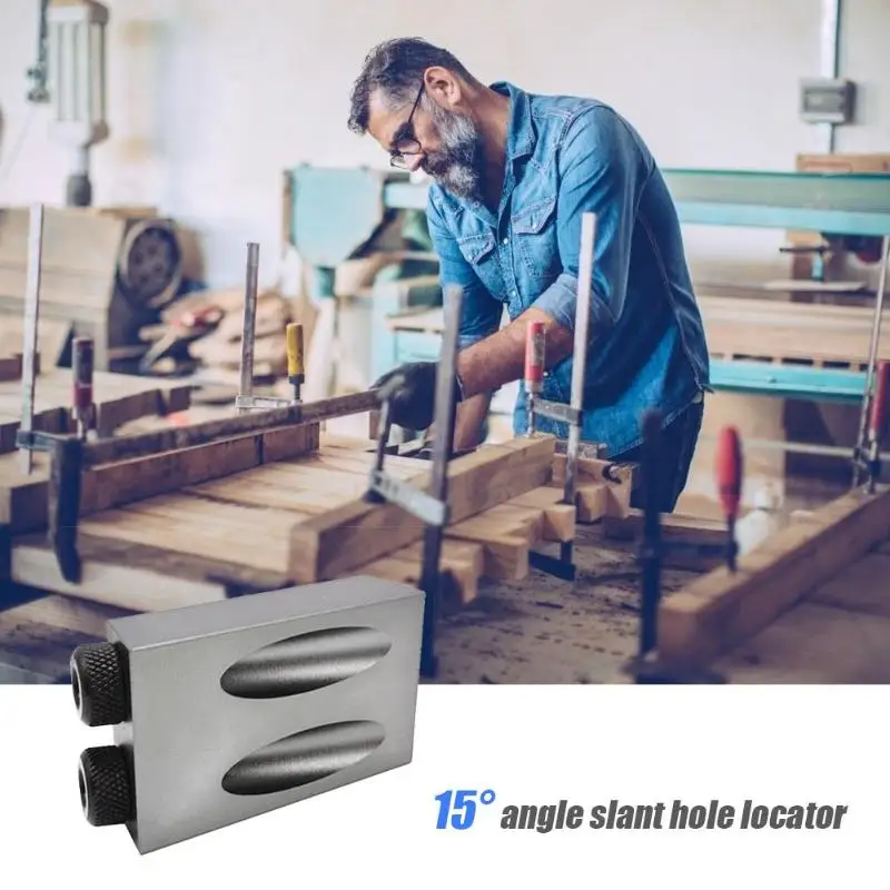 15 Degree Woodwork Guide Oblique Hole Positioner 6/8/10mm Woodworking Locator Household Hole Located Guiding Tools Accessories
15 Degree Woodwork Guide Oblique Hole Positioner 6/8/10mm Woodworking Locator Household Hole Located Guiding Tools Accessories