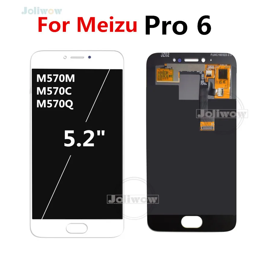 Super AMOLED For Meizu Pro 6 LCD Display with Touch Screen Digitizer For Meizu Pro 6 Pro6 LCD M570M M570C M570Q M570H
Super AMOLED For Meizu Pro 6 LCD Display with Touch Screen Digitizer For Meizu Pro 6 Pro6 LCD M570M M570C M570Q M570H