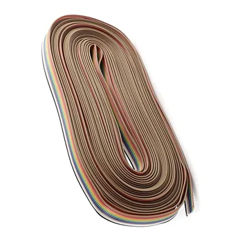 1 meter 1.27mm Spacing Pitch10 WAY 10P Flat Color Rainbow Ribbon Cable Wiring Wire For PCB DIY 10 Way
1 meter 1.27mm Spacing Pitch10 WAY 10P Flat Color Rainbow Ribbon Cable Wiring Wire For PCB DIY 10 Way