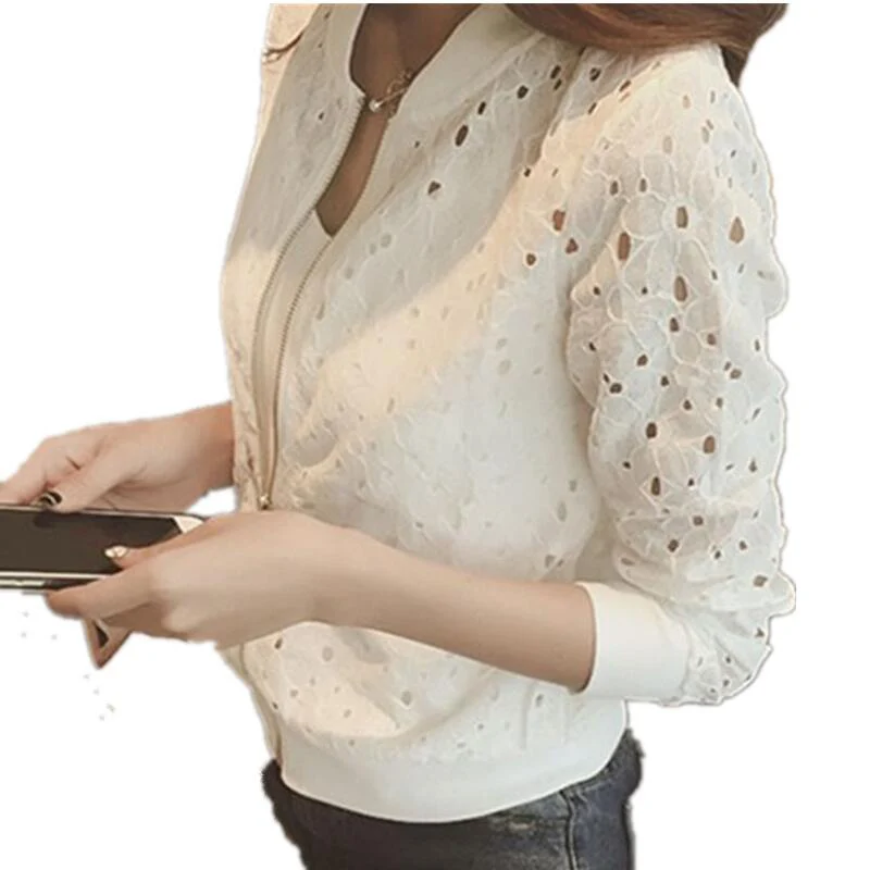2019 summer women's new large size lace cardigan sun protection clothing hollow Thin section short coat Femal z7
2019 summer women's new large size lace cardigan sun protection clothing hollow Thin section short coat Femal z7