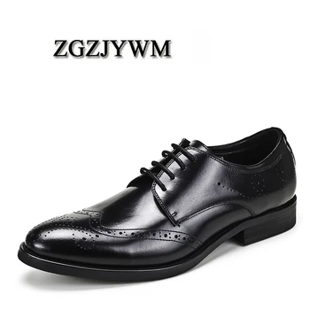 ZGZJYWM New Mens Business Lace-Up Black/Brown/Red Pointed Toe Formal Carved Genuine Leather Wedding Oxfords Office Shoes
ZGZJYWM New Mens Business Lace-Up Black/Brown/Red Pointed Toe Formal Carved Genuine Leather Wedding Oxfords Office Shoes