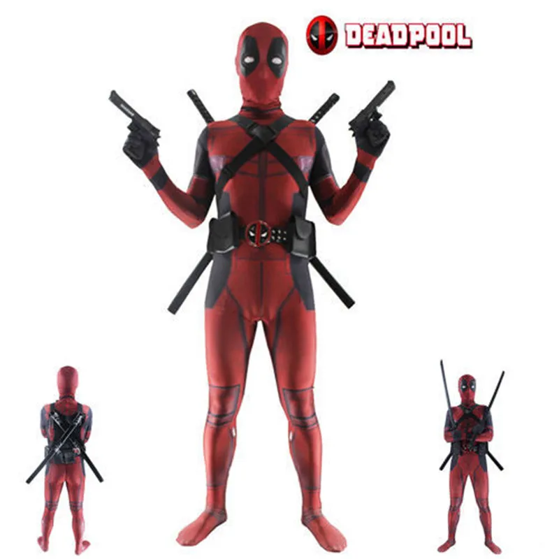 Adult and Kids 3D Digital Print Lycra Superhero Cosplay Marvel Deadpool Customes Full Body Deadpool Halloween Cosplay Costumes 
Adult and Kids 3D Digital Print Lycra Superhero Cosplay Marvel Deadpool Customes Full Body Deadpool Halloween Cosplay Costumes