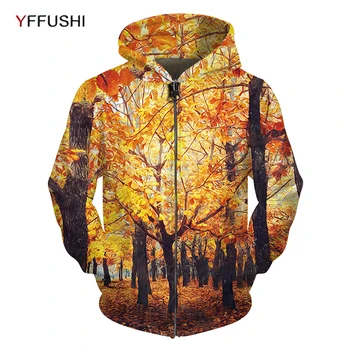 YFFUSHI Autumn Forest 3D Print Men's Hooded Sweatshirt Fashion Zipper Hooded Jacket Coat Men's Hip Hop Zipper Hoodies
YFFUSHI Autumn Forest 3D Print Men's Hooded Sweatshirt Fashion Zipper Hooded Jacket Coat Men's Hip Hop Zipper Hoodies