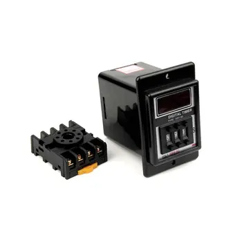 ASY-3D 1S - 999S Digital Timer Time Delay Relay AC220V/380V/110V DC12V/24V with Base
ASY-3D 1S - 999S Digital Timer Time Delay Relay AC220V/380V/110V DC12V/24V with Base