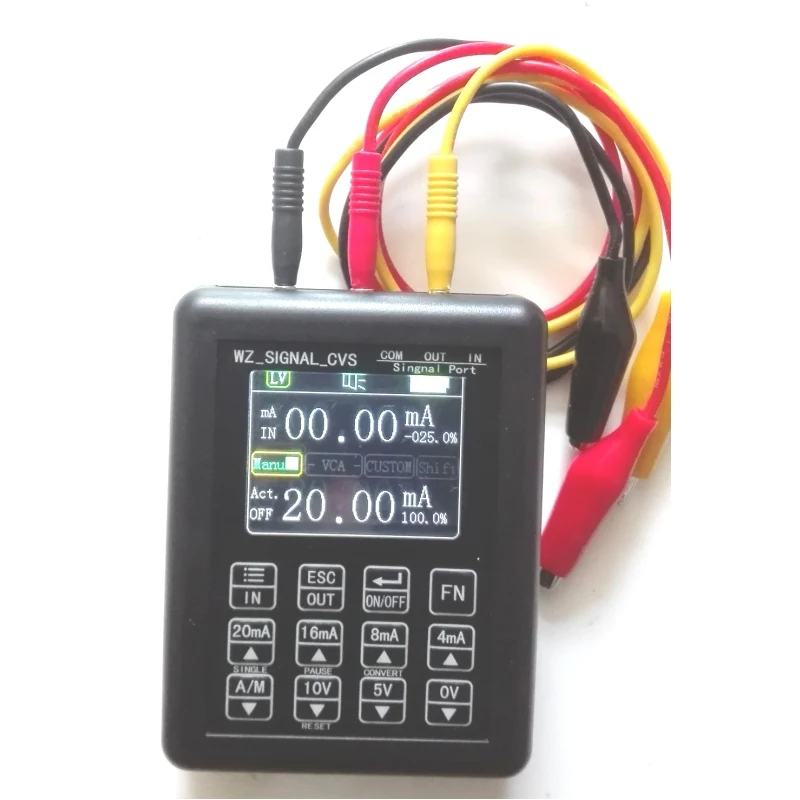Adjustable Current Voltage Analog Simulator 0-10V 4-20mA Signal Generator Sources transmitter calibrator
Adjustable Current Voltage Analog Simulator 0-10V 4-20mA Signal Generator Sources transmitter calibrator