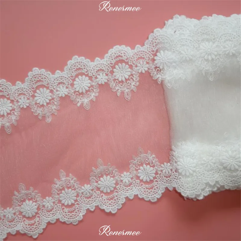 1Yd Good Quality 18cm Ivory Mesh Fabric Venise Lace Trim Embroidery Embellishment Sewing Crafts Doll Material SX150
1Yd Good Quality 18cm Ivory Mesh Fabric Venise Lace Trim Embroidery Embellishment Sewing Crafts Doll Material SX150