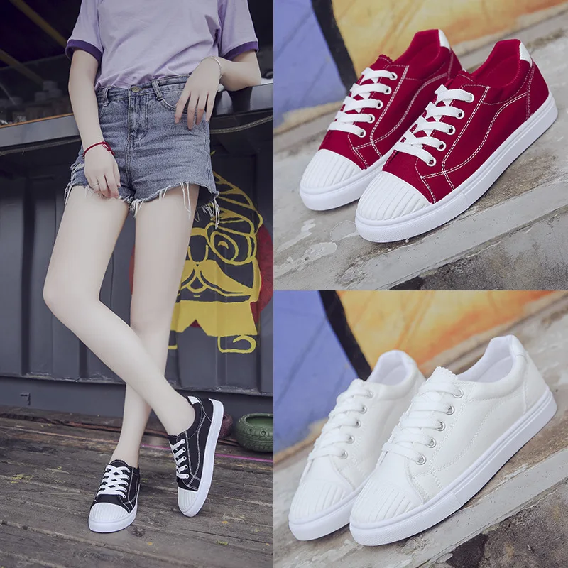 Spring Autumn Casual Shoes Woman Breathable Canvas Ladies Lace-up Platform Shoes Woman Flats zapatos de mujer Sneakers S1931
Spring Autumn Casual Shoes Woman Breathable Canvas Ladies Lace-up Platform Shoes Woman Flats zapatos de mujer Sneakers S1931