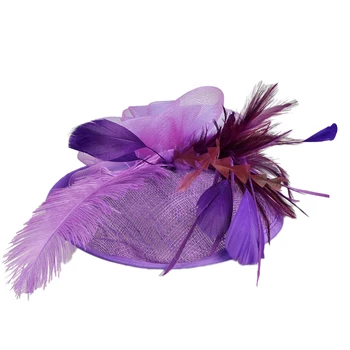 Stylish Bride Hat Ostrich Hair Flaxen Headdress Banquet Hat British Elegant Wedding Photography Cap
Stylish Bride Hat Ostrich Hair Flaxen Headdress Banquet Hat British Elegant Wedding Photography Cap