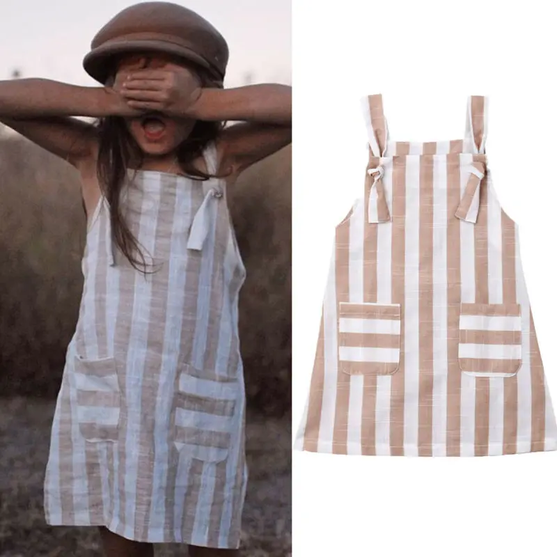 Toddler Girls Summer Princess Dress Kids Baby Party Wedding Sleeveless Striped Dresses
Toddler Girls Summer Princess Dress Kids Baby Party Wedding Sleeveless Striped Dresses