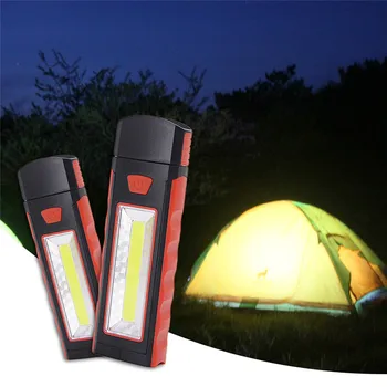COB LED Work Light Portable Inspection Flashlight with Strong Magnetic Hook and Support Stand for Camping Automobile
COB LED Work Light Portable Inspection Flashlight with Strong Magnetic Hook and Support Stand for Camping Automobile