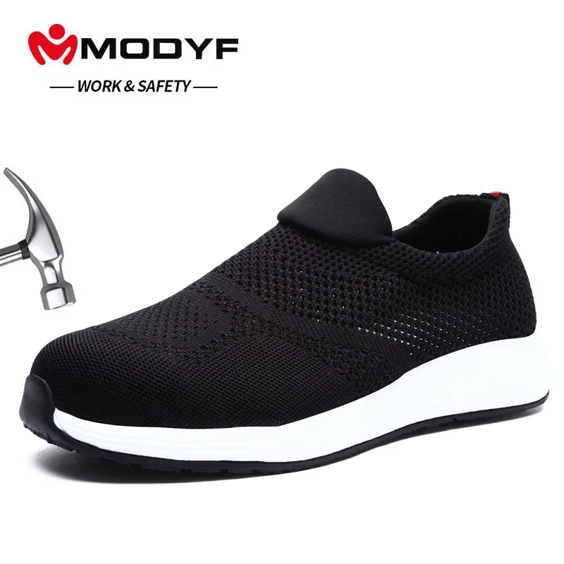 MODYF Men's Work Safety Shoes Steel Toe Cap Fashion Breathable Sports Shoes Summer Lightweight Men's Sports Casual Shoes
MODYF Men's Work Safety Shoes Steel Toe Cap Fashion Breathable Sports Shoes Summer Lightweight Men's Sports Casual Shoes
