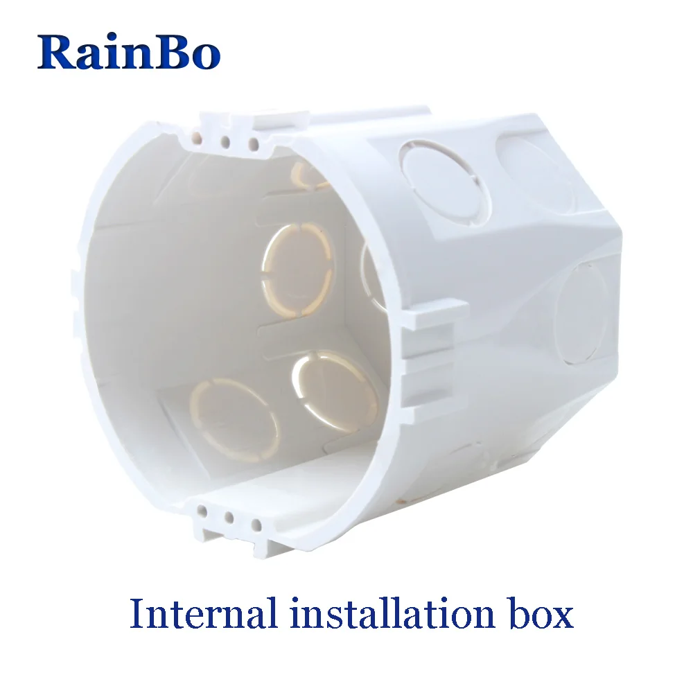 rainbo Mount Box Free shipping EU Standard Internal Mounting Box for Wall Light Switch White Plastic Materials A101W
rainbo Mount Box Free shipping EU Standard Internal Mounting Box for Wall Light Switch White Plastic Materials A101W