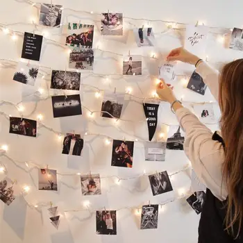 2m 5m Photo Clip Holder LED String lights Fairy Garland For Christmas New Year Wedding Home Indoor Decoration Battery Powered
2m 5m Photo Clip Holder LED String lights Fairy Garland For Christmas New Year Wedding Home Indoor Decoration Battery Powered