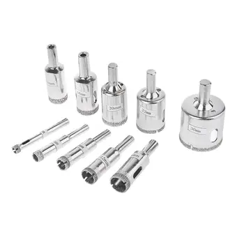 For Hot Sale 10Pcs Diamond Coated Core Hole Saw Drill Bit Set Tools for Tiles Marble Glass Ceramic Promotion
For Hot Sale 10Pcs Diamond Coated Core Hole Saw Drill Bit Set Tools for Tiles Marble Glass Ceramic Promotion