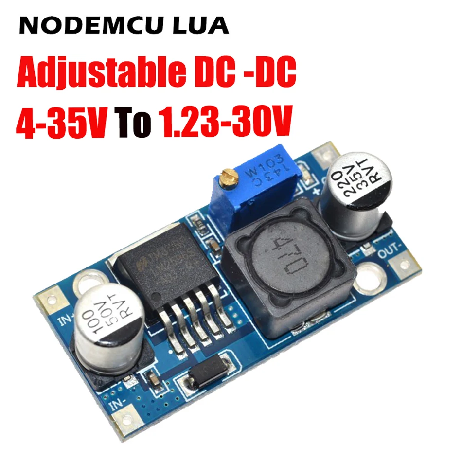 LM2596S-ADJ DC-DC adjustable step-down Voltage regulator power supply MODULE BOARD 3A Buck Converter LM2596s LM2596
LM2596S-ADJ DC-DC adjustable step-down Voltage regulator power supply MODULE BOARD 3A Buck Converter LM2596s LM2596