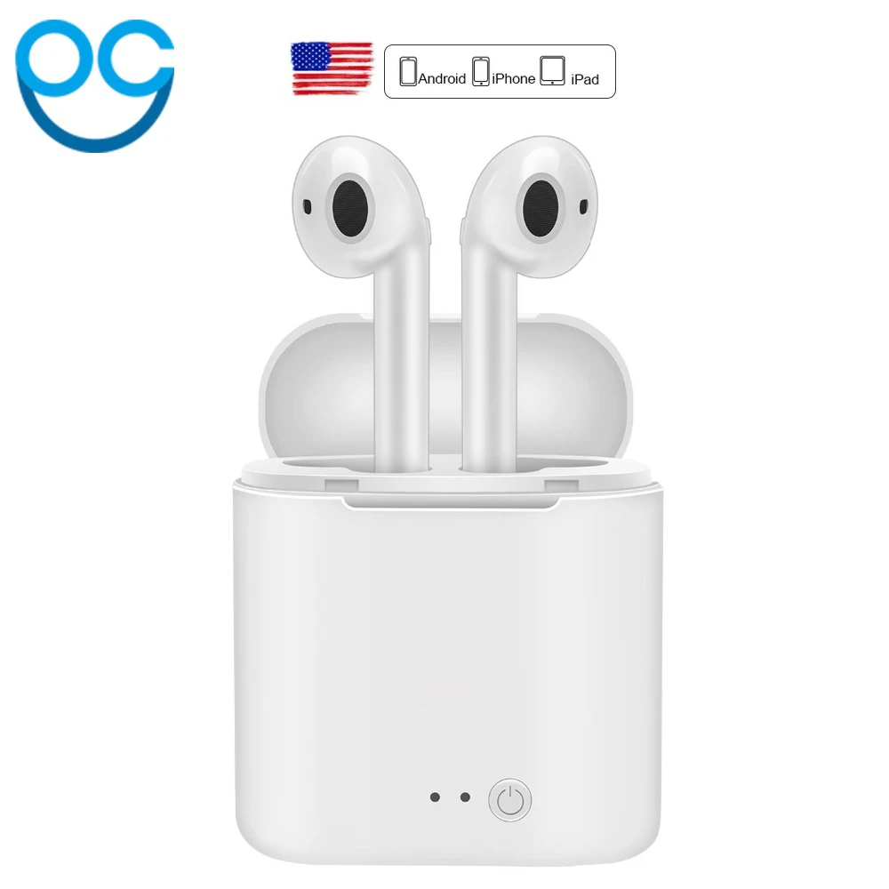 TWS Mini i7 i7s Wireless Bluetooth Earphone With Charging Box Stereo True Sports Earbud Headset For iPhone X 6 7 8 Air pods
TWS Mini i7 i7s Wireless Bluetooth Earphone With Charging Box Stereo True Sports Earbud Headset For iPhone X 6 7 8 Air pods