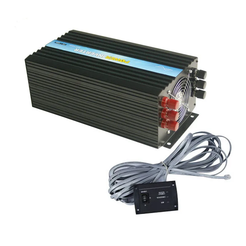 Car Inverter 12V 220V 5000W 4000W 3000 W Power Voltage Transformer Converter DC 12V To AC 220V Sine Wave Solar Inverter
Car Inverter 12V 220V 5000W 4000W 3000 W Power Voltage Transformer Converter DC 12V To AC 220V Sine Wave Solar Inverter