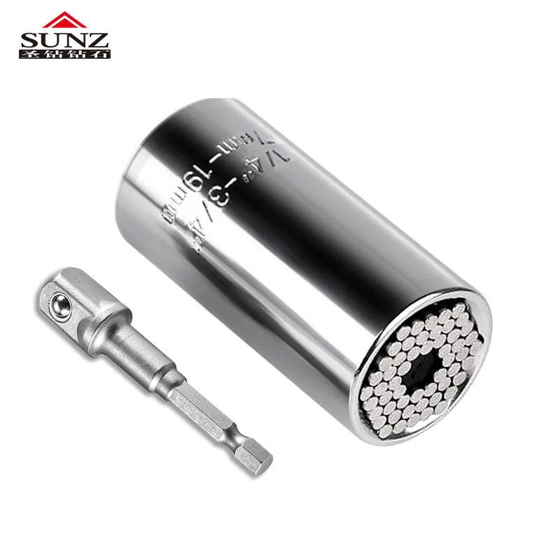 1PCS 7~19mm Torque multi-function universal wrench magic socket set ratchet wrench
1PCS 7~19mm Torque multi-function universal wrench magic socket set ratchet wrench