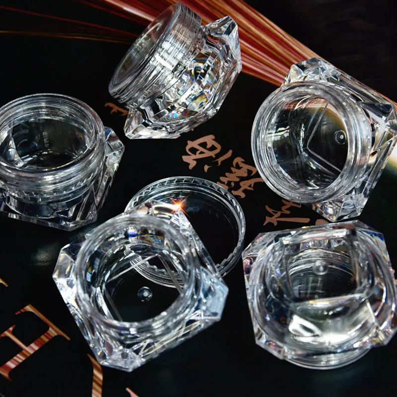 10pcs 5g (5ml, 0.17oz) Clear Diamond Empty Acrylic Container Makeup Bottle for Cosmetic Cream Jewelry Empty Jar Pot Eyeshadow
10pcs 5g (5ml, 0.17oz) Clear Diamond Empty Acrylic Container Makeup Bottle for Cosmetic Cream Jewelry Empty Jar Pot Eyeshadow