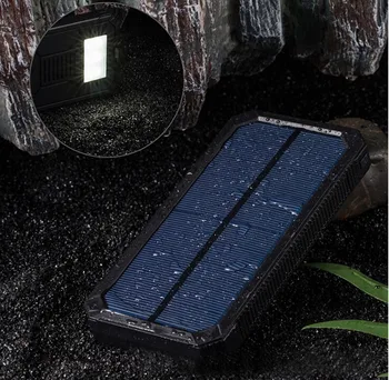 VariCore Solar Power Bank 20000mAh External Backup Battery Charger Dual USB Led Power Bank for Mobile Phone
VariCore Solar Power Bank 20000mAh External Backup Battery Charger Dual USB Led Power Bank for Mobile Phone