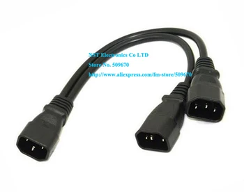 Single IEC 320 C14 Male to Dual C14 Male Short Power Y Type Splitter Adapter Cable Cord About 20CM/Free Shipping/6PCS
Single IEC 320 C14 Male to Dual C14 Male Short Power Y Type Splitter Adapter Cable Cord About 20CM/Free Shipping/6PCS