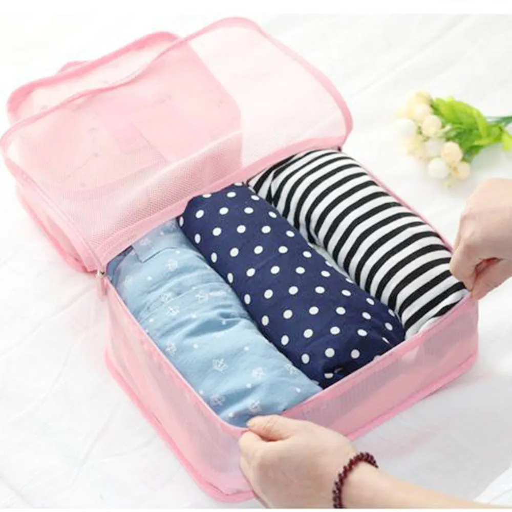 6pcs/Set Travel Bag Clothes Tidy Pouch Luggage Organizer Portable Container Waterproof Case Men Duffle Bag Nylon
6pcs/Set Travel Bag Clothes Tidy Pouch Luggage Organizer Portable Container Waterproof Case Men Duffle Bag Nylon