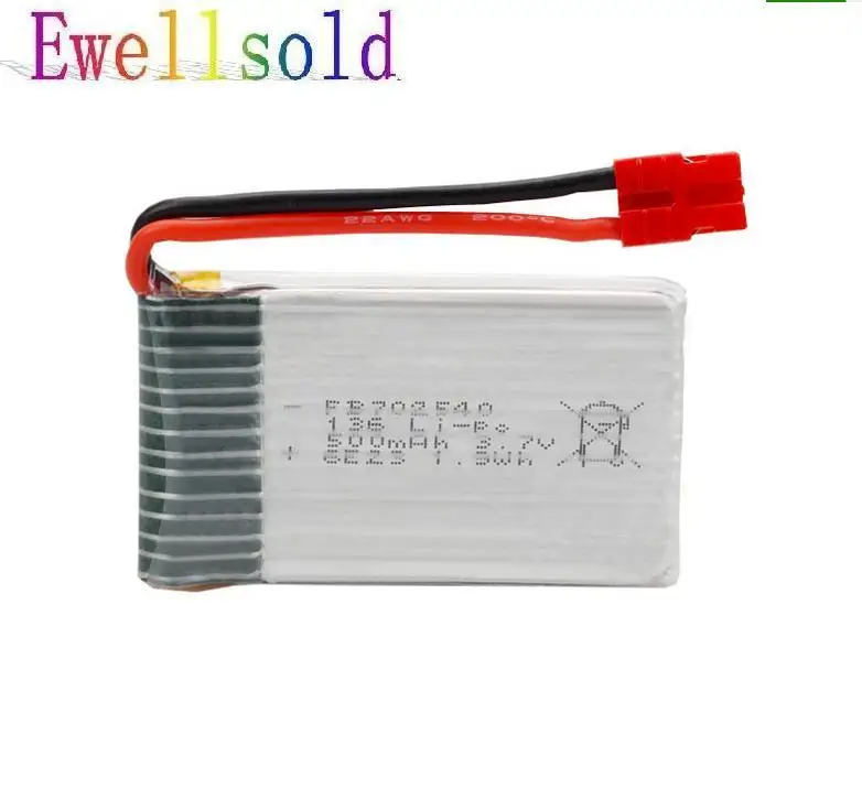 Ewellsold 3.7V 500mAh Li-polymer for X15 X15C X15W X5HC X5HW RC Quadcopter RC drone 4pcs/lot free shipping
Ewellsold 3.7V 500mAh Li-polymer for X15 X15C X15W X5HC X5HW RC Quadcopter RC drone 4pcs/lot free shipping