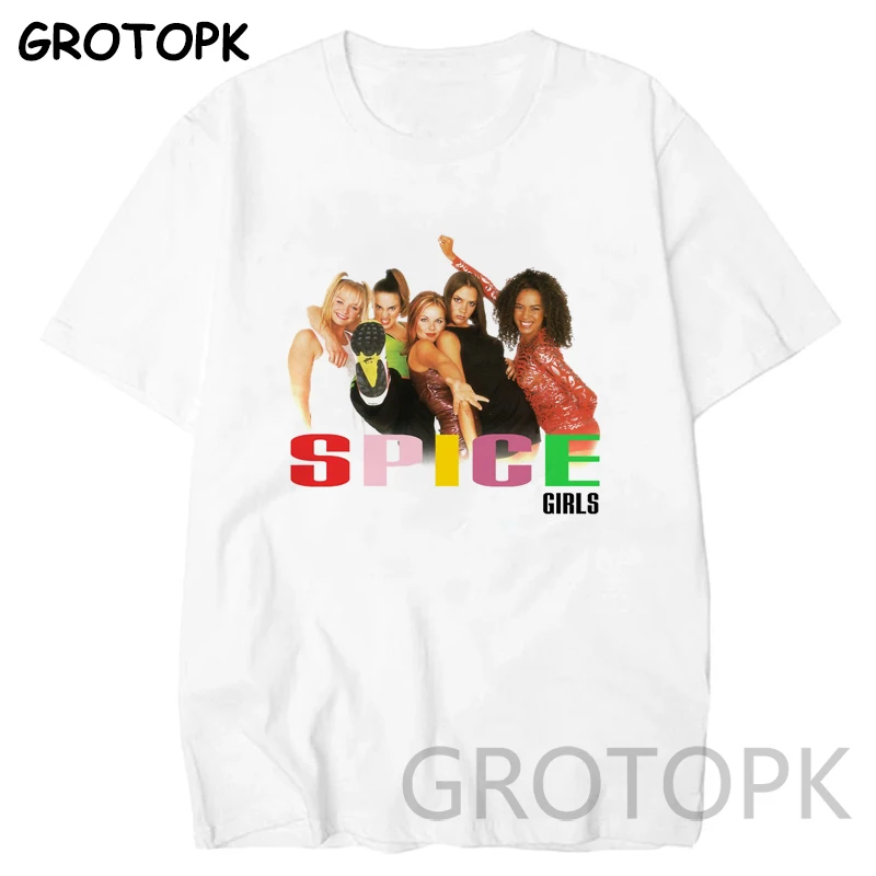 Hipster Cool Vogue Spice Girls T-Shirt Summer Fashion Women T-shirt Casual Vintage Maiden Harajuku Tops Woman Tee Shirt Femme
Hipster Cool Vogue Spice Girls T-Shirt Summer Fashion Women T-shirt Casual Vintage Maiden Harajuku Tops Woman Tee Shirt Femme
