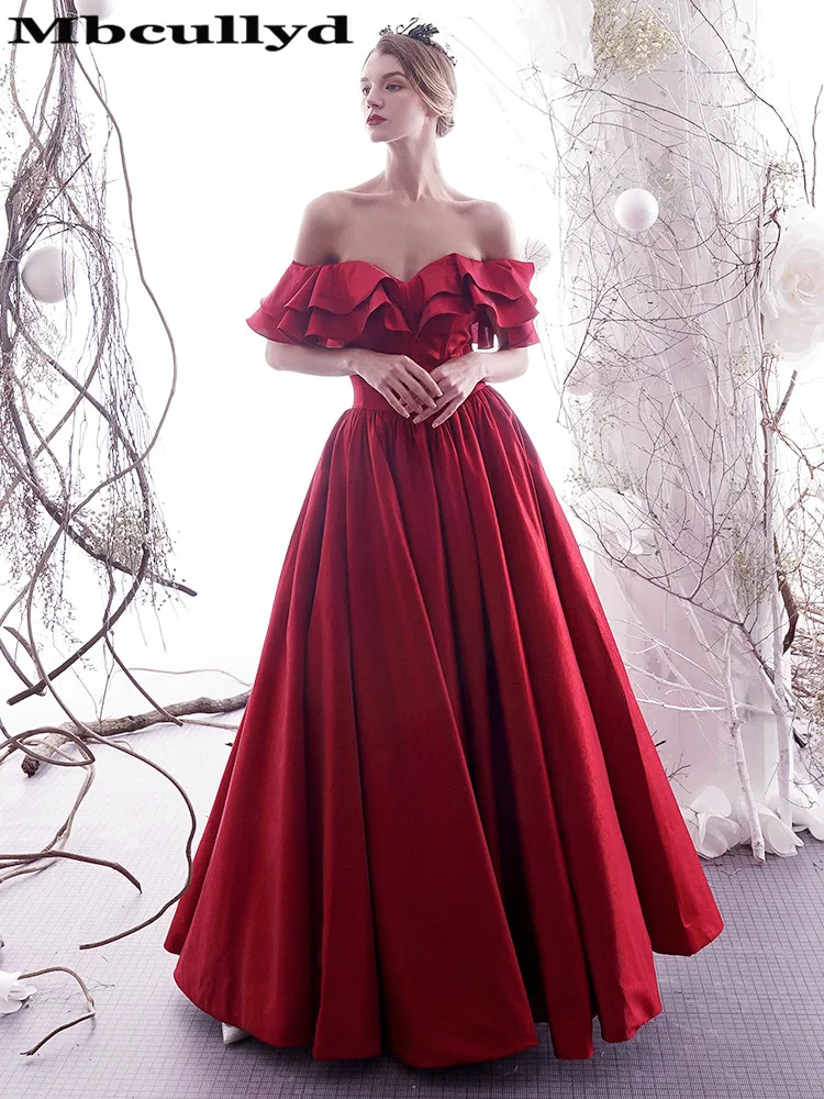 Mbcully Sexy Off Shoulder Red Bridesmaid Dresses For Women 2019 Cheap Long Floor Length Formal Party Dress Maid Of Honor Gowns
Mbcully Sexy Off Shoulder Red Bridesmaid Dresses For Women 2019 Cheap Long Floor Length Formal Party Dress Maid Of Honor Gowns