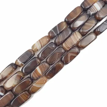 Lii Ji Unique Brown Color Onyx Agates Square Tube Shape Beads Approx 10x25mm Loose Beads for DIY Jewelry 38cm
Lii Ji Unique Brown Color Onyx Agates Square Tube Shape Beads Approx 10x25mm Loose Beads for DIY Jewelry 38cm