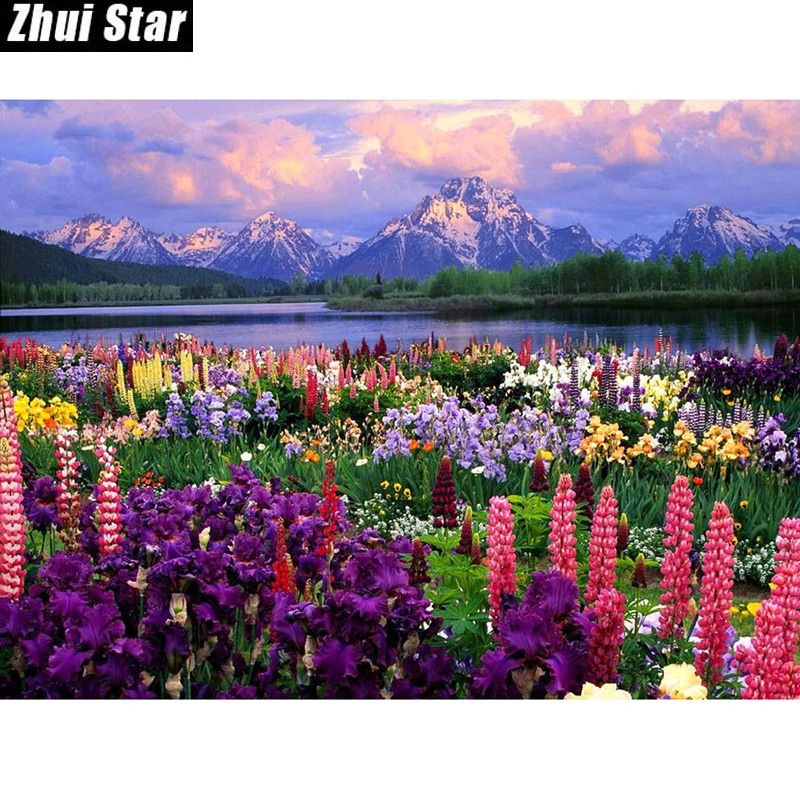 Zhui Star 5D DIY Full Square Diamond Painting "Colorful Flower Scenic" 3D Embroidery Cross Stitch Mosaic Painting Decor Gift BK
Zhui Star 5D DIY Full Square Diamond Painting "Colorful Flower Scenic" 3D Embroidery Cross Stitch Mosaic Painting Decor Gift BK