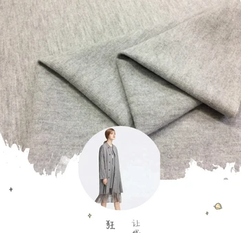135cm wide high-level light gray wool knit fabric skirt material spring and autumn and winter stretch soft clothing cloth
135cm wide high-level light gray wool knit fabric skirt material spring and autumn and winter stretch soft clothing cloth