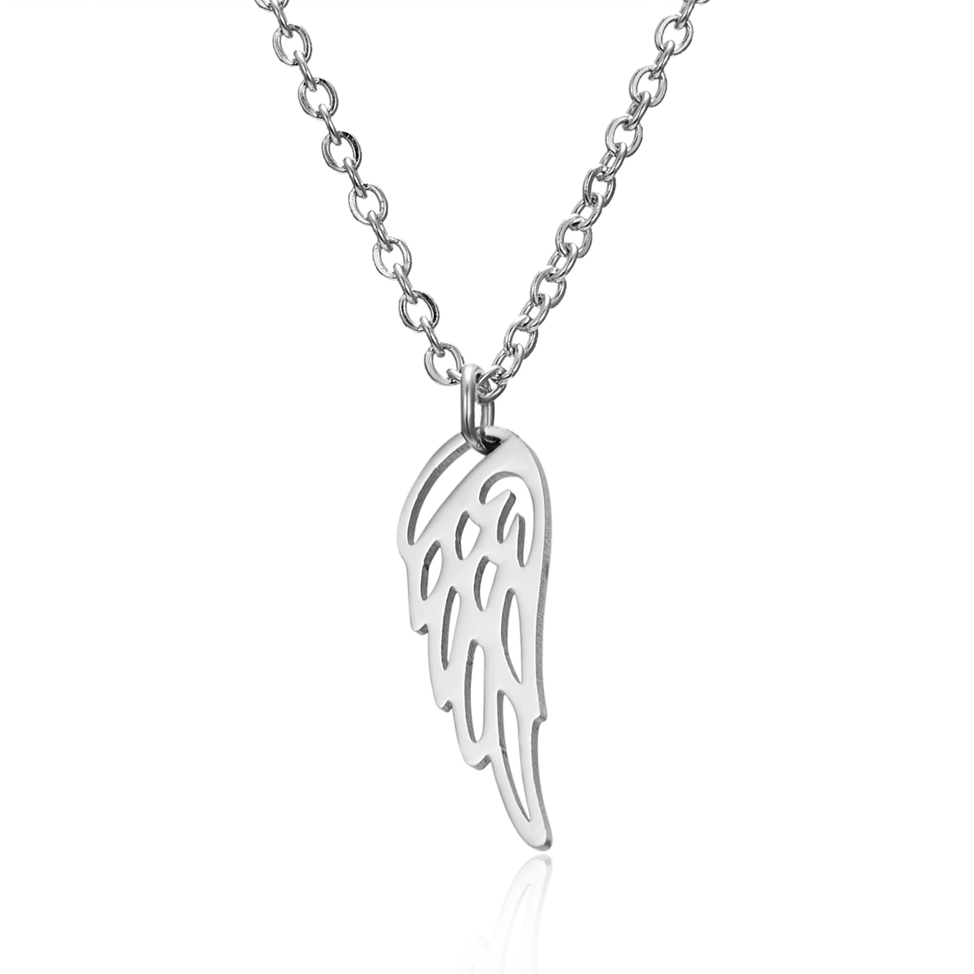 Rinhoo Angel Wings Pendant Necklace Women Stainless Steel Friendship Jewelry Gift Vintage Punk Necklace Valentines Day Gift
Rinhoo Angel Wings Pendant Necklace Women Stainless Steel Friendship Jewelry Gift Vintage Punk Necklace Valentines Day Gift