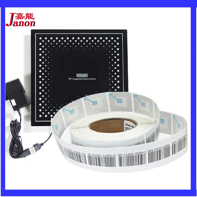 EAS RF 8.2MHz soft label barcode 1000pcs + 1pc EAS RF soft label deactivator
EAS RF 8.2MHz soft label barcode 1000pcs + 1pc EAS RF soft label deactivator