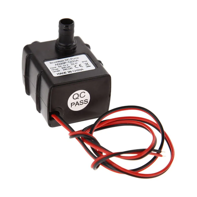 Ultra-quiet DC 12V 3M 240L/H Brushless Submersible Water Pump High Qualtiy mini electric submersible waterpump
Ultra-quiet DC 12V 3M 240L/H Brushless Submersible Water Pump High Qualtiy mini electric submersible waterpump