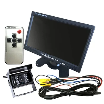 Universal 12V/24V Car Bus 7 inch LCD Monitor View Reverse Camera Kit with Remote Controller
Universal 12V/24V Car Bus 7 inch LCD Monitor View Reverse Camera Kit with Remote Controller