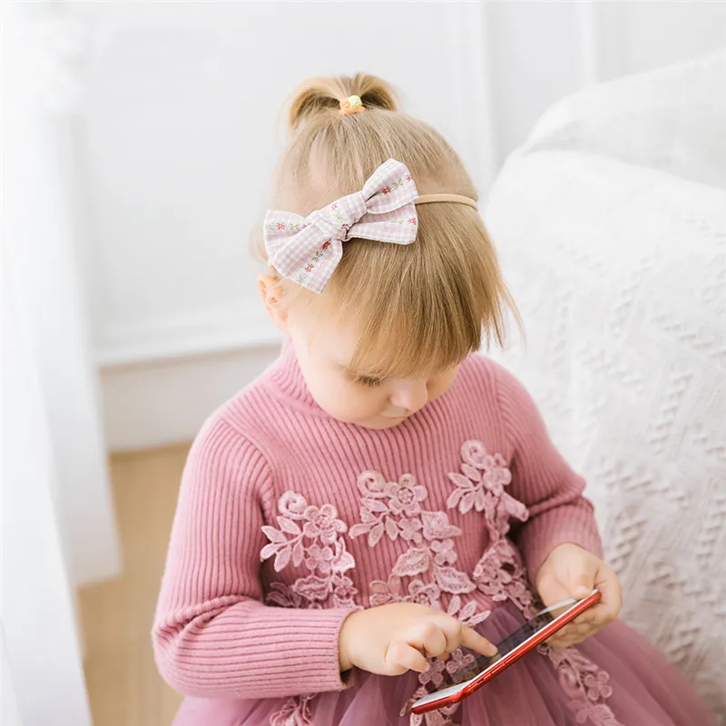 1pcs Bow Headbands for Girls Print Plaid Head Band Elastic Bowknot Hairband for Children Kids Toddler Hair Accessories Headwear
1pcs Bow Headbands for Girls Print Plaid Head Band Elastic Bowknot Hairband for Children Kids Toddler Hair Accessories Headwear